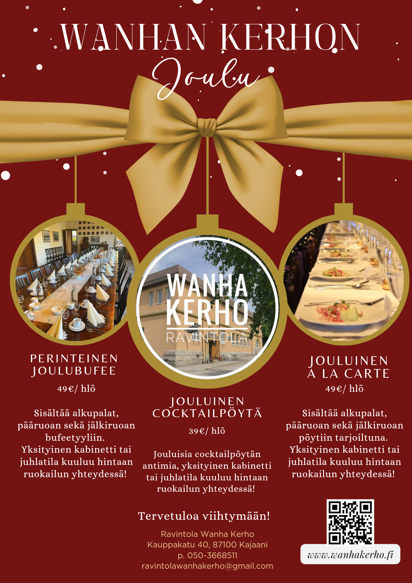 Black Rustic Christmas Dinner Menu_20251015_100134_0000 Tilausravintola - Ravintola Wanha Kerho